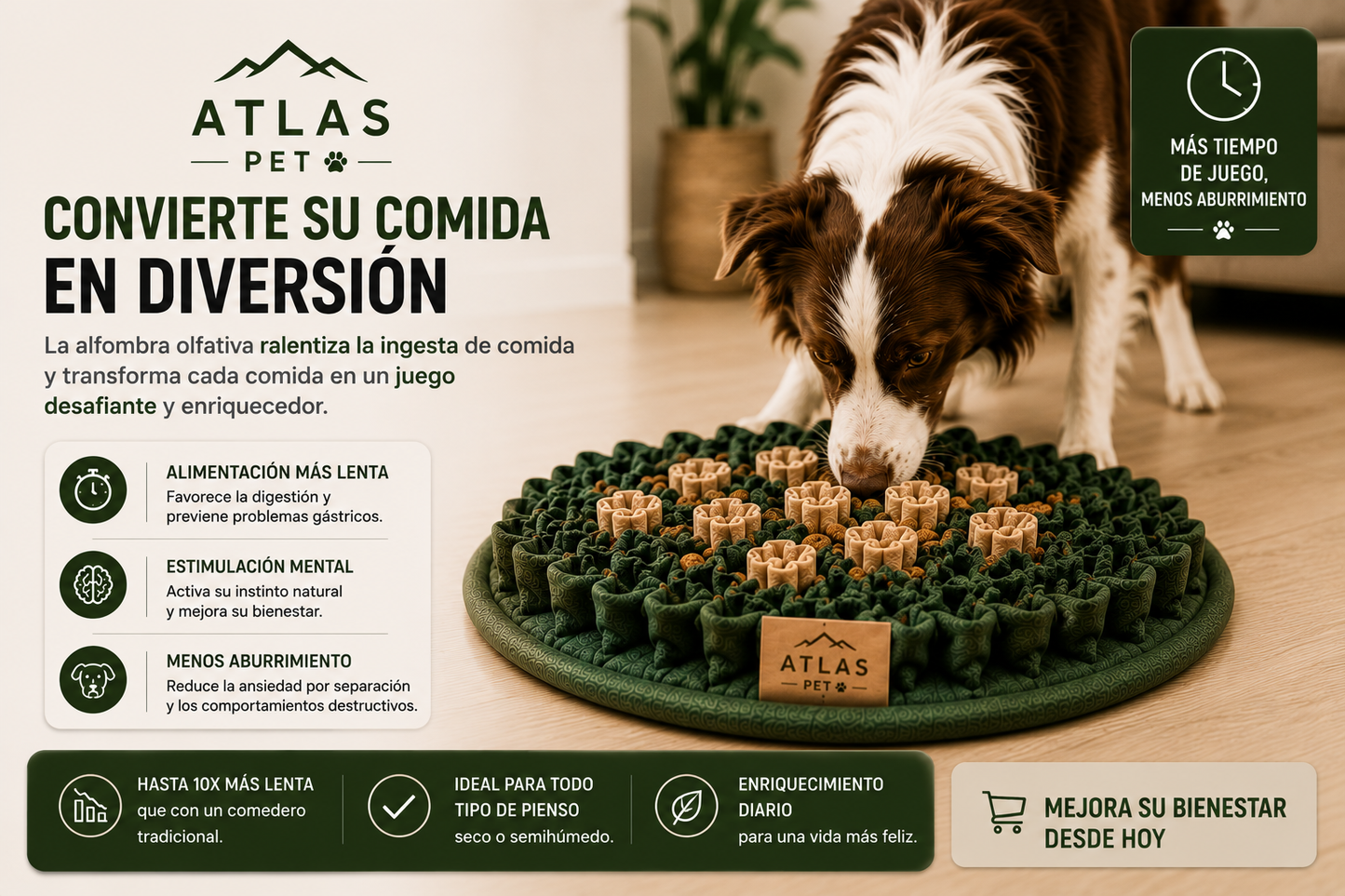 Atlas™ | Alfombra Olfativa Premium para Perros